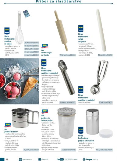 Katalog Metro - Metro - Poslovna rješenja - Proizvodi za slastičarstvo vrijedi od 01.01. do 31.12. - stranica 48