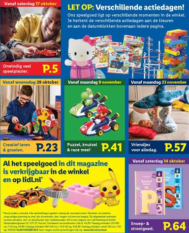 Folder Lidl - Lidl - Speelgoedboek van 09-10 tot 05-12 - side 3