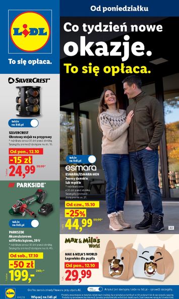 Leták Lidl Polsko - Lidl Polsko - Katalog Okazji od 12.10. do 24.10. - strana 1