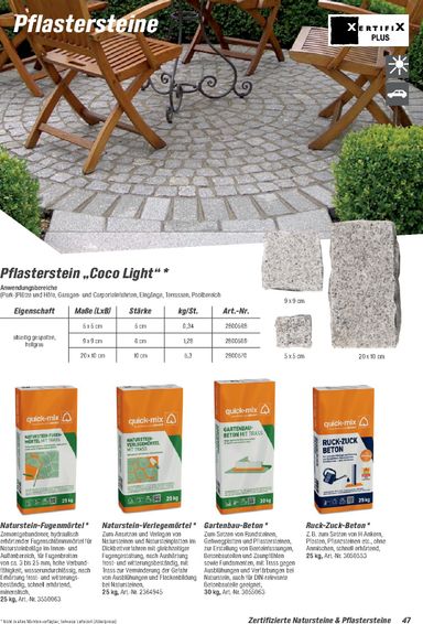 Prospekt toom - Toom - Gartenbaustoffe gültig ab 01.03. bis 31.12. - seite 47