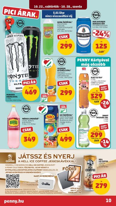 Akciós újság PENNY - PENNY érvényes 10.22.-tól 10.28.-ig - 14 oldal