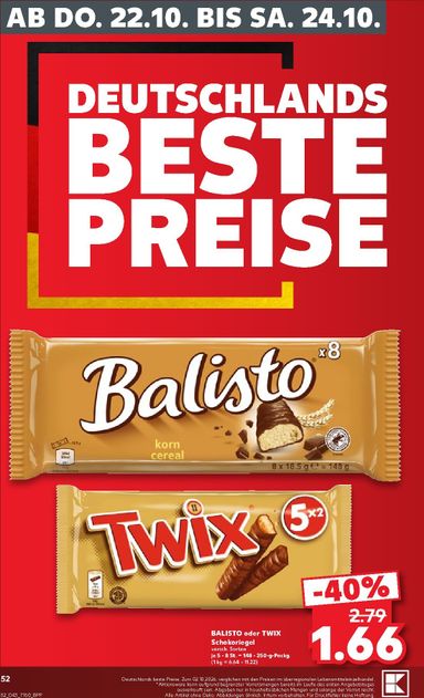 Folder Kaufland DE - Kaufland DE van 19-10 tot 24-10 - side 52