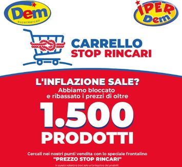 Volantino Dem - Dem - Carrello Stop Rincari valido dal 30/06 al 31/12 - pagina 1