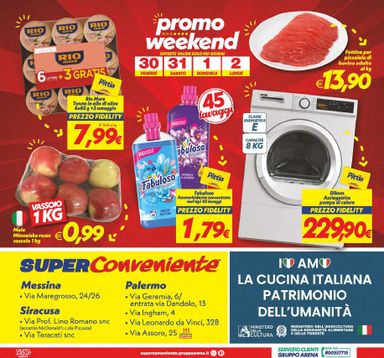 Volantino Super Conveniente - Super Conveniente - Messina, Siracusa, Palermo valido dal 23/10 al 02/11 - pagina 28