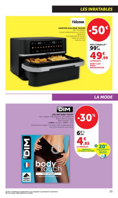 Catalogue Super U - Super U valable dès le 13/10 au 25/10 - page 23