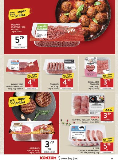 Katalog Konzum - Konzum vrijedi od 28.10. do 03.11. - stranica 13