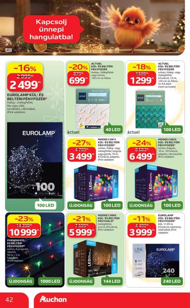 Akciós újság Auchan - Auchan Hipermarket érvényes 10.22.-tól 11.25.-ig - 42 oldal