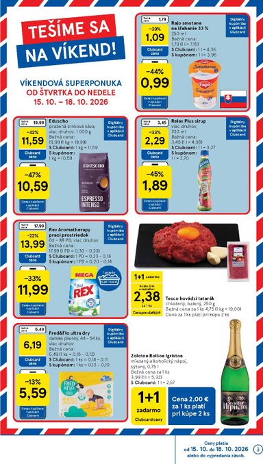 Leták Tesco - Tesco od 14.10. do 20.10. - strana 3