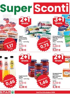 Volantini Eurospar da giovedì 15/10