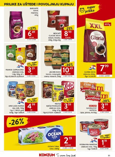 Katalog Konzum - Konzum vrijedi od 21.10. do 27.10. - stranica 31