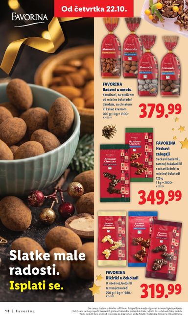 Katalog Lidl - Lidl - Favorina od 22.10 do 31.12 - strana 18