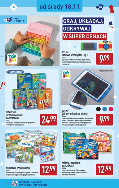 Gazetka ALDI - ALDI - Katalog zabawkowy od 31.10. do 12.12. - strona 18