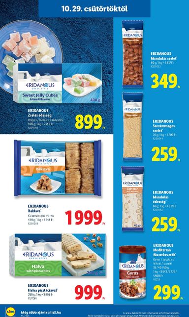 Akciós újság Lidl - Lidl érvényes 10.29.-tól 11.04.-ig - 26 oldal
