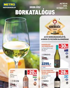 Metro - Őszi borkatalógus
