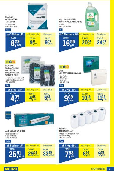 METRO-Flugblatt - Metro - Profi gültig ab 29.10. bis 11.11. - seite 7