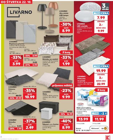 Leták Kaufland - Kaufland - Spotrebné zboží od 22.10. do 28.10. - strana 6