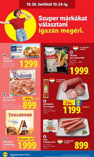 Akciós újság Lidl - Lidl érvényes 10.22.-tól 10.28.-ig - 62 oldal