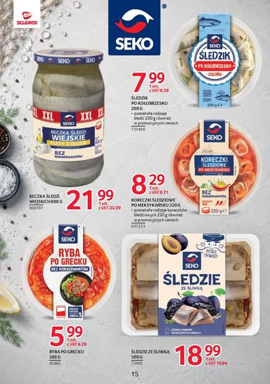 Gazetka Selgros - Selgros cash&carry - Katalog Markowe Produkty od 22.10. do 04.11. - strona 15