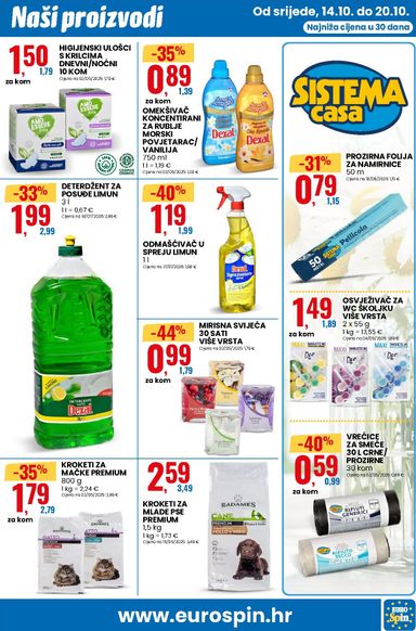 Katalog Eurospin - Eurospin vrijedi od 14.10. do 20.10. - stranica 7