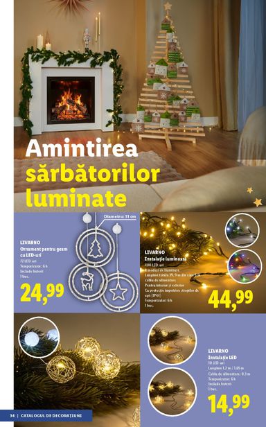 Catalogul Lidl - Lidl - Decorațiuni de la 05.11. până la 31.12. - pagina 34