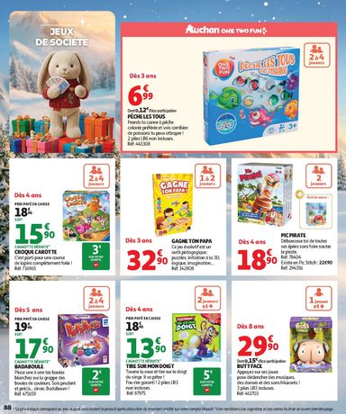 Catalogue Auchan - Auchan - Jouets de Noël valable dès le 16/10 au 06/12 - page 88