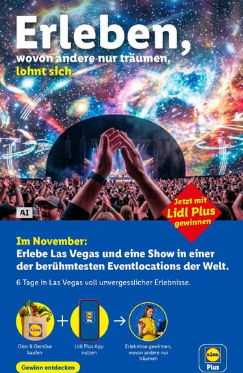 Lidl-Flugblatt - Lidl - Deine Reise nach Las Vegas gültig ab 25.10. bis 30.11. - seite 1
