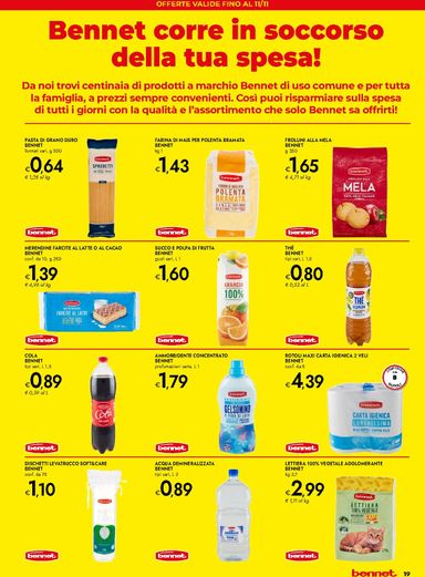 Volantino Bennet - Bennet - Cioccolato, che bontà valido dal 29/10 al 11/11 - pagina 19