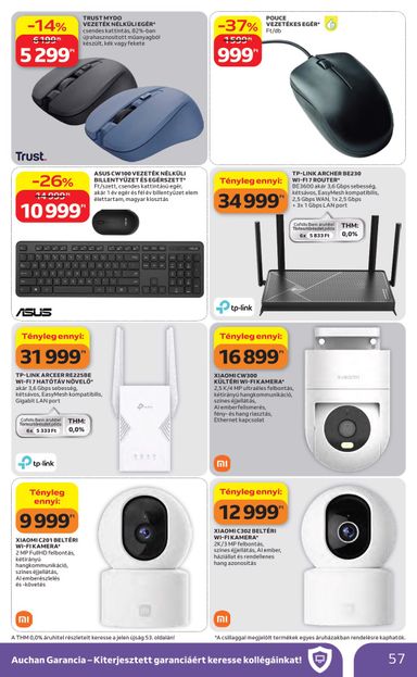 Akciós újság Auchan - Auchan Hipermarket érvényes 10.22.-tól 10.28.-ig - 57 oldal