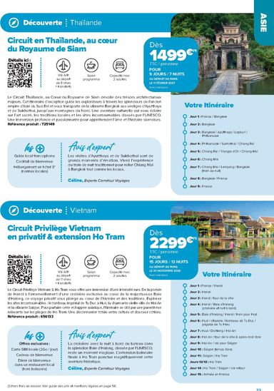 Catalogue Carrefour - Carrefour - Séjours & Circuits valable dès le 14/08 au 31/03 - page 33