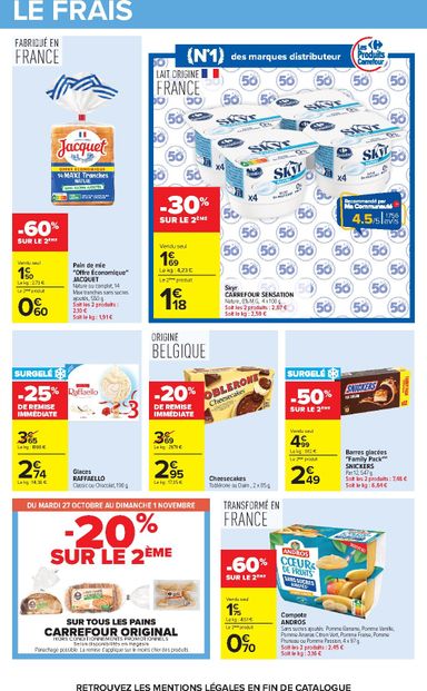Catalogue Carrefour - Carrefour valable dès le 27/10 au 09/11 - page 37