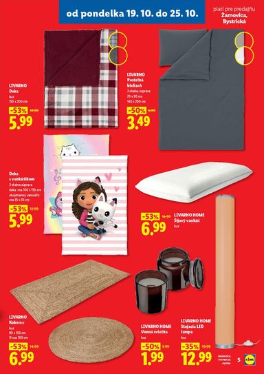 Leták Lidl - Lidl - Nová predajňa v Žarnovici od 19.10. do 25.10. - strana 5