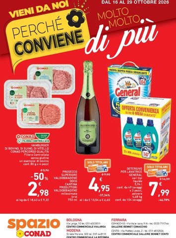 Volantino Spazio Conad - Spazio Conad - Conviene valido dal 16/10 al 29/10 - pagina 1