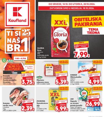 Katalog Kaufland - Kaufland vrijedi od 14.10. do 20.10. - stranica 1