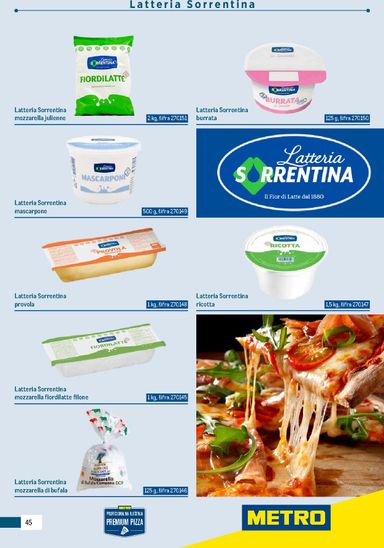 Katalog Metro - Metro - Poslovna rješenja - Pizzeria vrijedi od 06.07. do 31.12. - stranica 45