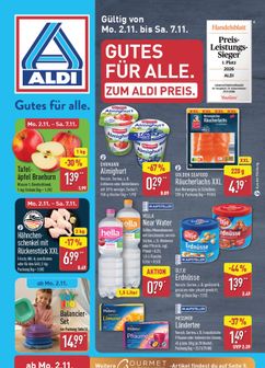 ALDI Nord-Prospekt von Montag 02.11.