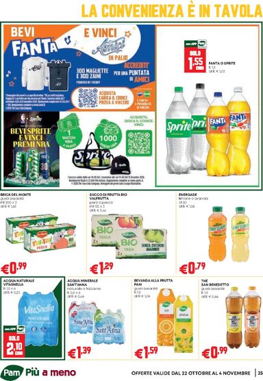 Volantino Pam - Pam - Occasioni Extra valido dal 22/10 al 04/11 - pagina 25