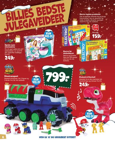 Brochurer Bilka - Bilka - Billies bedste legetøjskatalog gyldig fra 09.10. til 31.12. - side 6