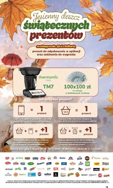 Gazetka Delikatesy Centrum - Delikatesy Centrum od 22.10. do 28.10. - strona 13