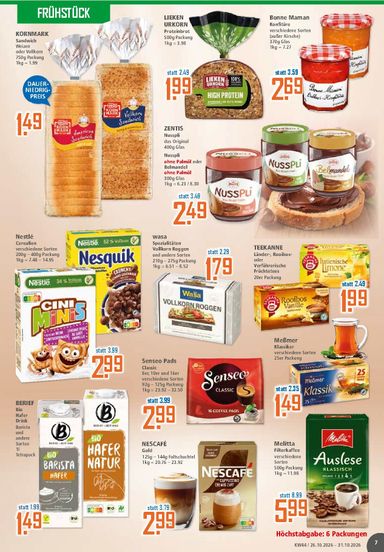 Prospekt K+K - K+K gültig ab 26.10. bis 31.10. - seite 7