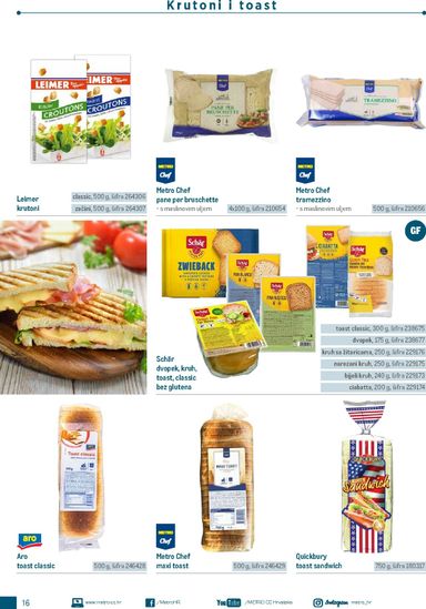 Katalog Metro - Metro - Poslovna rješenja - Doručak vrijedi od 01.01. do 31.12. - stranica 16