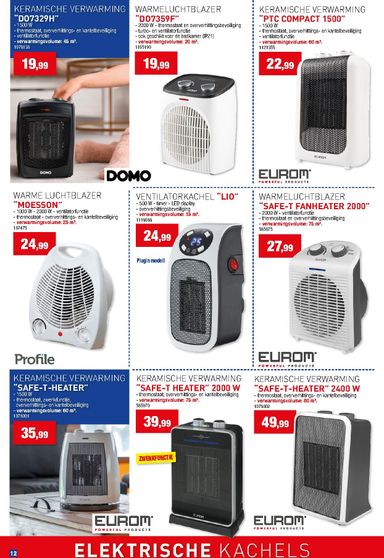 Folder Hubo - Hubo - Verwarmingspecial van 23/09 tot 31/12 - side 12
