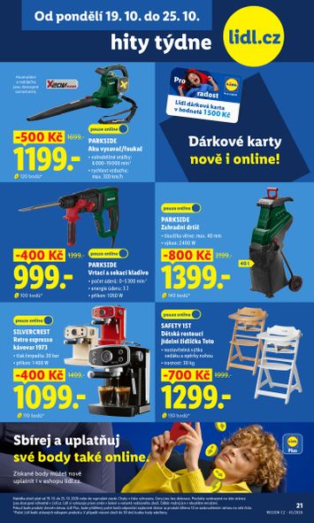 Leták Lidl - Lidl - Hity týdne od 19.10. do 25.10. - strana 1