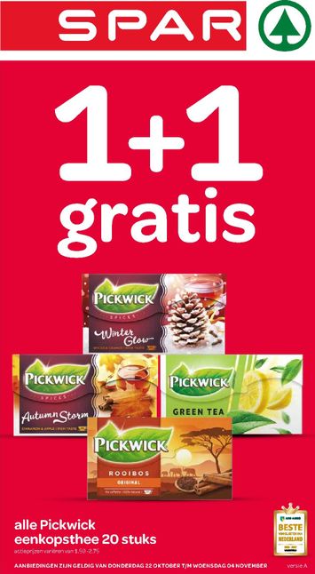 Folder SPAR - SPAR van 22-10 tot 04-11 - side 1
