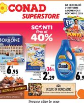 Volantini Conad Superstore da mercoledì 21/10