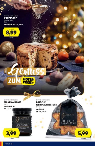 Leták Hofer Rakúsko - Hofer Rakúsko - Unser Weihnachtskatalog od 30.10. do 31.12. - strana 12