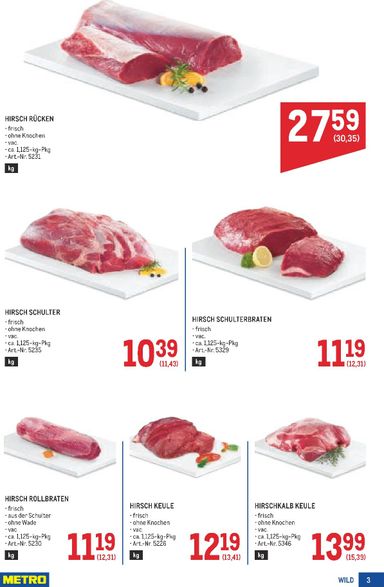METRO-Flugblatt - Metro - Wild Spezial gültig ab 17.09. bis 25.11. - seite 3