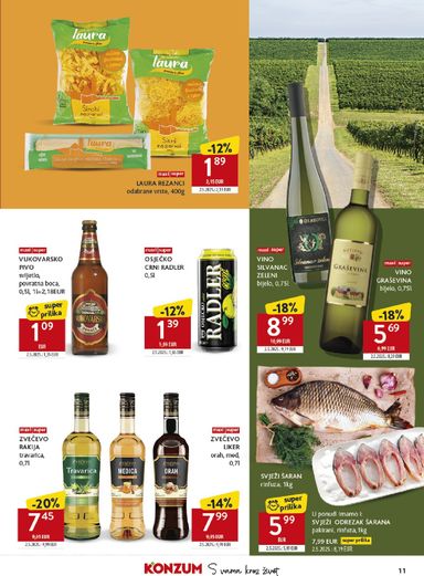 Katalog Konzum - Konzum - Katalog Najbolje iz Hrvatske vrijedi od 26.10. do 22.11. - stranica 11