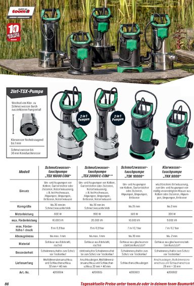 Prospekt toom - Toom - Gartenpflege & Teich gültig ab 01.03. bis 31.12. - seite 86
