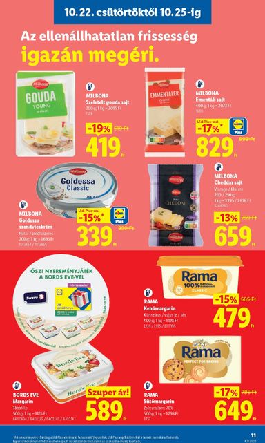 Akciós újság Lidl - Lidl érvényes 10.22.-tól 10.28.-ig - 11 oldal