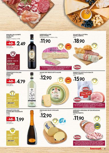Volantino Bennet - Bennet - Sapori d’Italia valido dal 15/10 al 28/10 - pagina 5